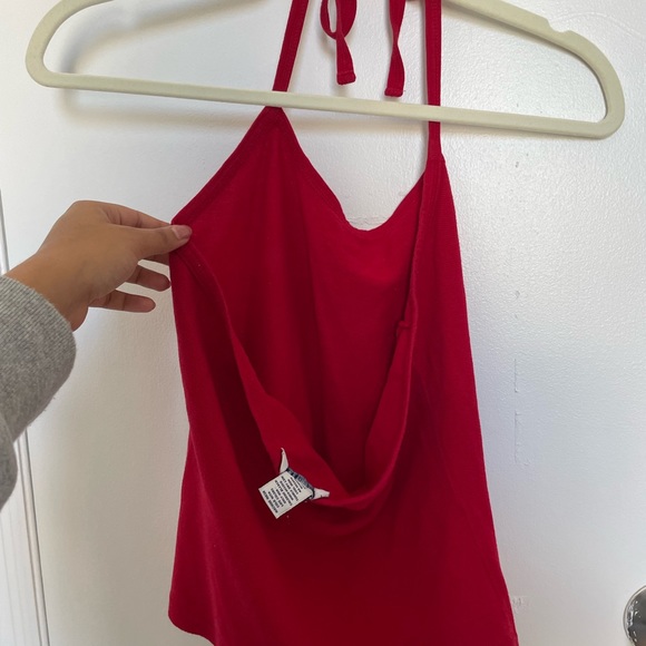 Vintage Abercrombie Red Halter Top - Picture 3 of 3